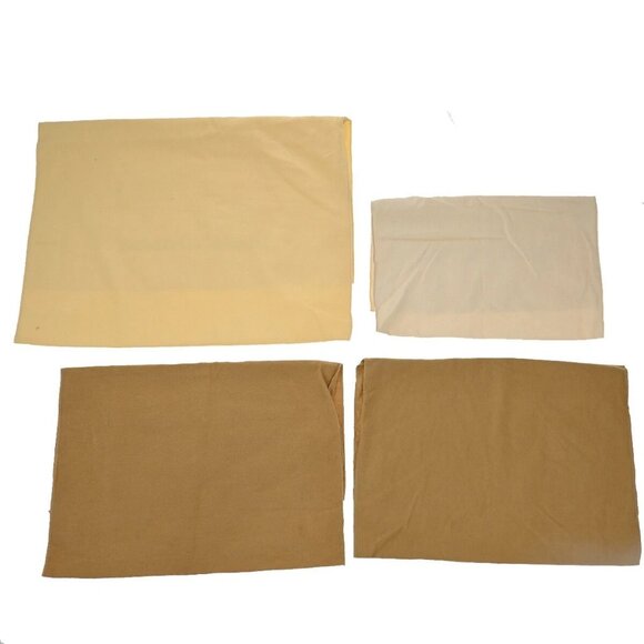 LOUIS VUITTON Logo 10 Set Dust Bag Drawstring Canvas Cotton Beige Brown - Picture 14 of 14